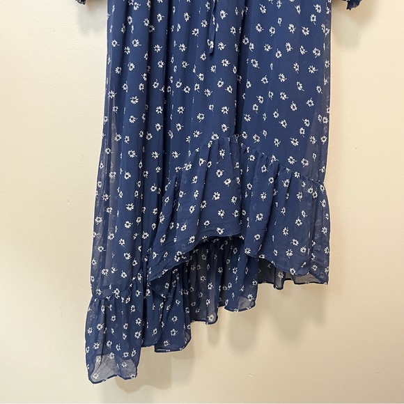 Joie Alithea Silk Long Sleeve Asymmetric Hem Dress - Picture 9 of 16